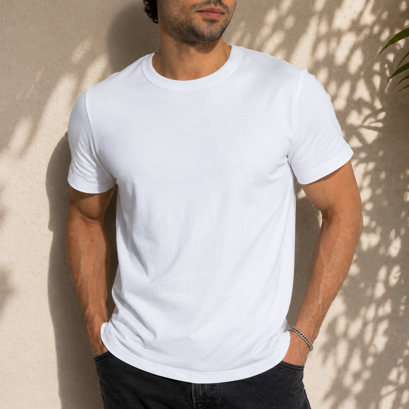 Heavy Cotton Heritage Tee - Vintage White